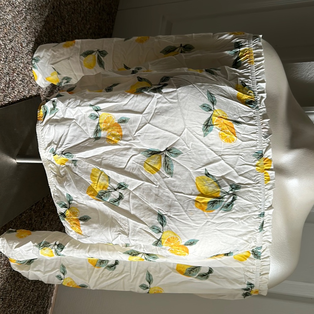 Forever 21+ Lemon Off-The-Shoulder Blouse